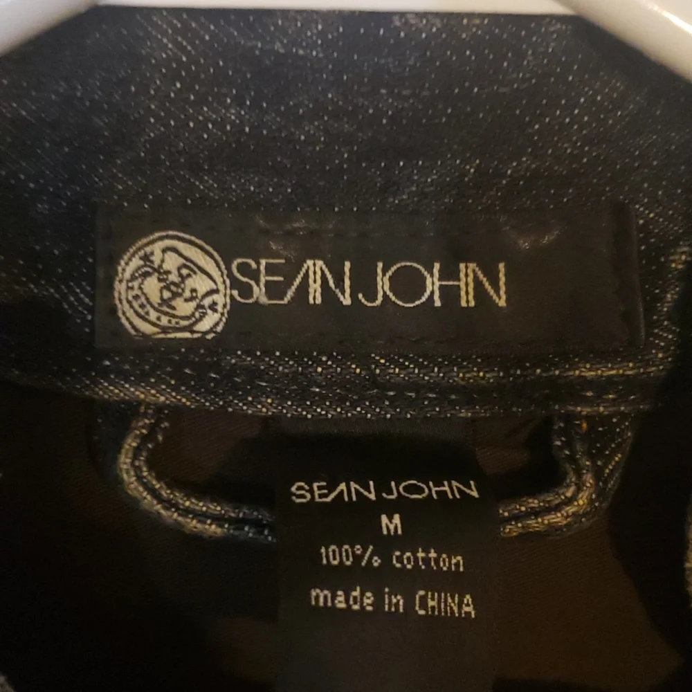 Vintage Sean John Denim Zip Up Jacket - Picture 2 of 4